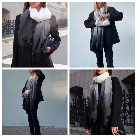 Cushnie Horizon Ombre Scarf - Picture 10 of 11